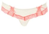 Thumbnail for your product : Charlotte Russe Lacy Lace-Up Thong Panties