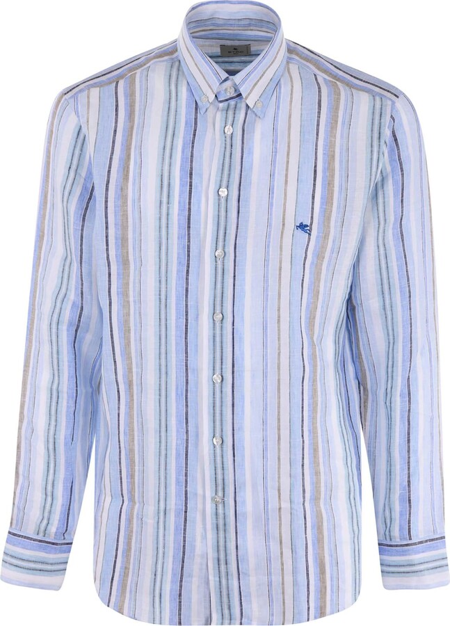 Etro Men's Beige Shirts on Sale | ShopStyle