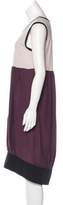 Thumbnail for your product : Hache Sleeveless Knee-Length Dress