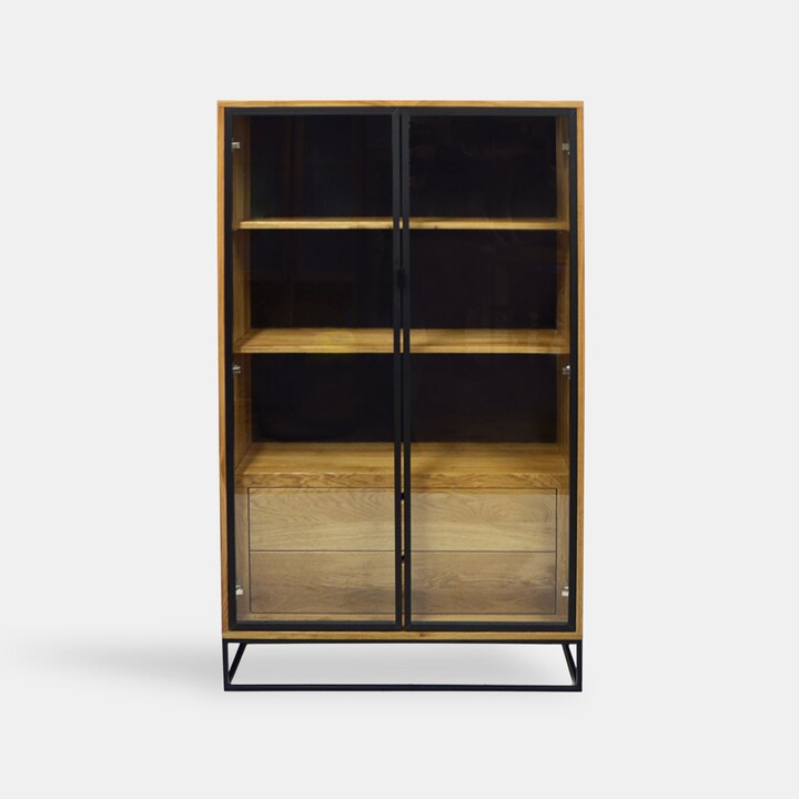 Etsy Industrial Oak Loft Display Office Bookcase Large Storage