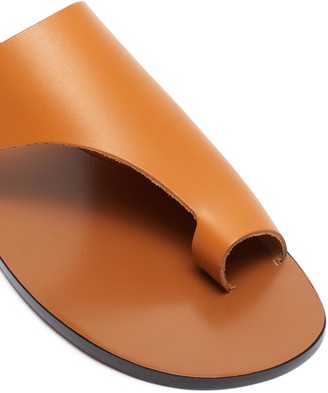ATP ATELIER 'Rosa' cutout leather slide sandals