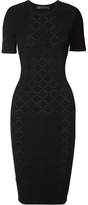 Versace - Jacquard-knit Dress - Black 