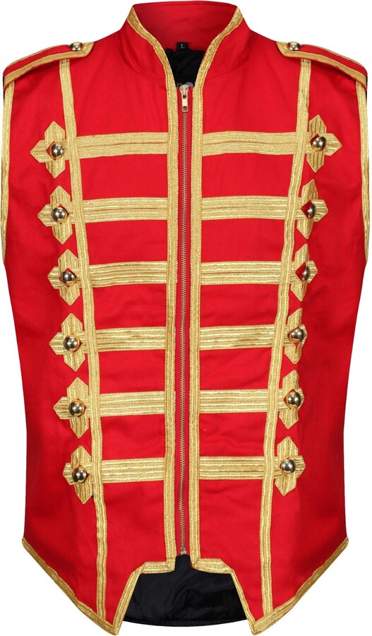 Ro Rox Sleeveless Marching Band Parade Military Jacket ShopStyle