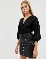 Thumbnail for your product : boohoo Twist Front Bodysuit