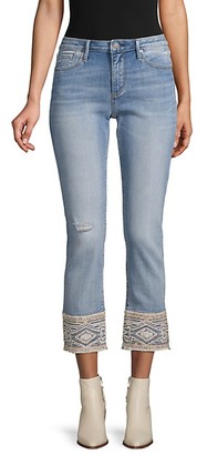 Driftwood Distressed Cropped Jeans - ShopStyle