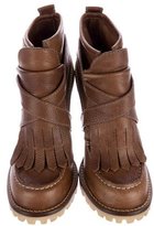 Thumbnail for your product : Tory Burch Leather Loafer Booties