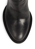 Thumbnail for your product : Ann Demeulemeester Leather Mid-Calf Platform Booties