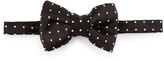 Thumbnail for your product : Tom Ford Dot-Print Satin Bow Tie, Black