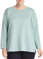 Thumbnail for your product : Eileen Fisher Plus Organic Linen Long-Sleeve Top