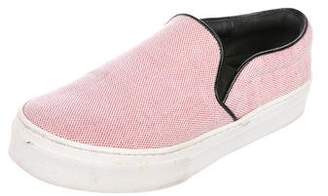 Celine Knit Slip-On Sneakers