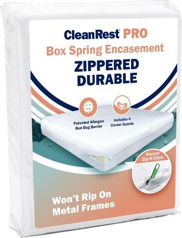 CleanRest CleanRestProZipperedBoxSpringEncasement,FullXL