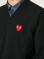Thumbnail for your product : Comme des Garcons Play embroidered heart jumper