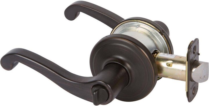 Delaney Hardware Enson Tuscany Bronze Privacy Bed/Bath Door Lever