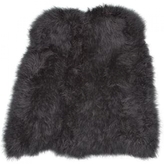 Thumbnail for your product : Balmain Black Fur Jacket
