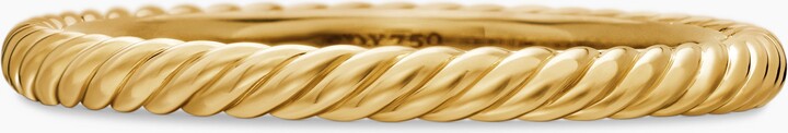 David Yurman Cable Collectibles? Stack Ring in 18K Yellow Gold | Women's | Size 7.5