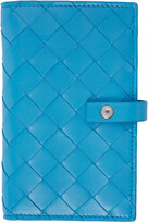 Thumbnail for your product : Bottega Veneta Blue Intrecciato Medium French Wallet