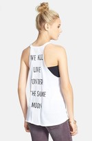 Thumbnail for your product : Billabong 'Sea Moon' Graphic Thermal Inset Tank (Juniors)