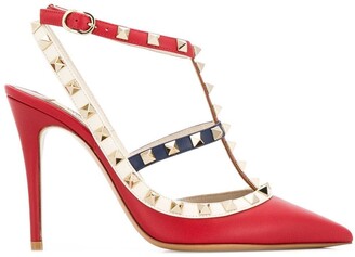 valentino rockstud red heels