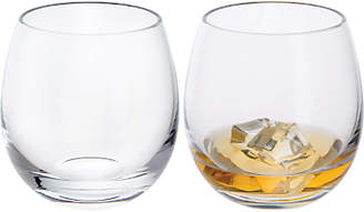 Dartington Crystal Whisky Tumblers, 345ml, Set of 2, Clear