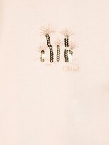 Thumbnail for your product : Chloé Children Sequin-Detailed Embroidered T-Shirt