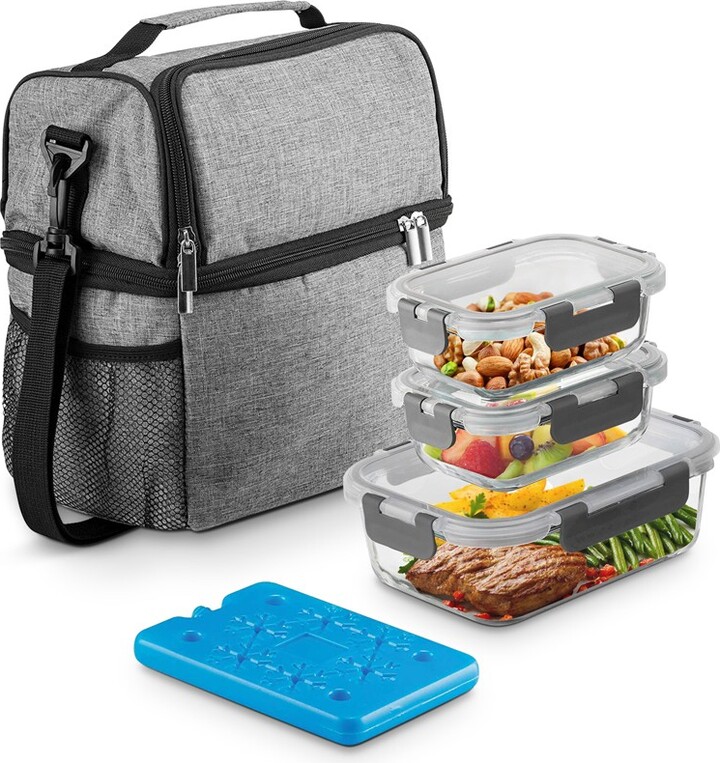 Stainless Steel Food Container Set, Cold Pack
