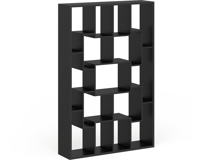 Furniture of America Fora Contemporary Walnut Open Shelf Bookcase ShopStyle TV Stands & Media