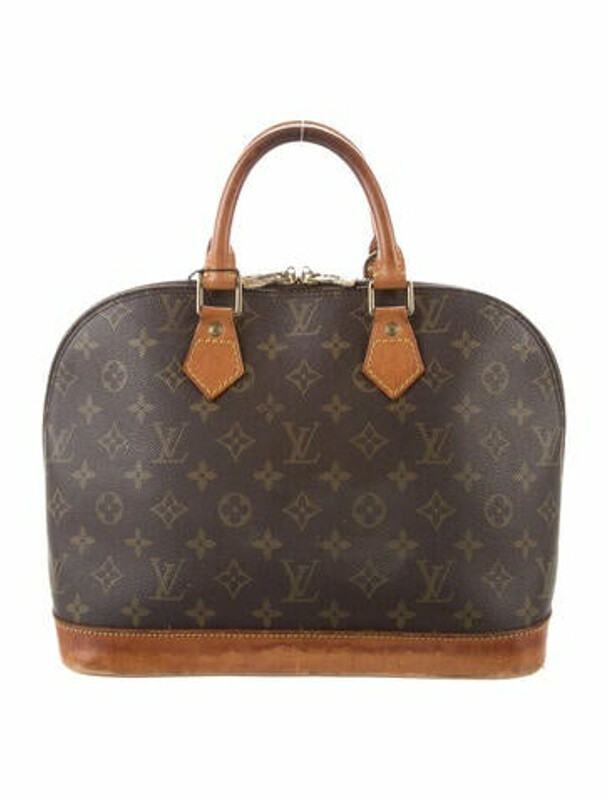 Louis Vuitton Vintage Monogram Alma PM Brown ShopStyle Satchels & Top Handle Bags