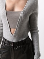 Thumbnail for your product : Brunello Cucinelli Ribbed-Knit Long-Sleeve Jumper