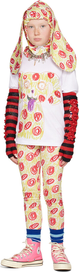 Chopova Lowena SSENSE Exclusive Kids White Alien Puppy Costume