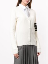 Thumbnail for your product : Thom Browne 4-Bar stripe Cardigan
