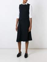 Thumbnail for your product : 08sircus pinstripe asymmetric skirt dress