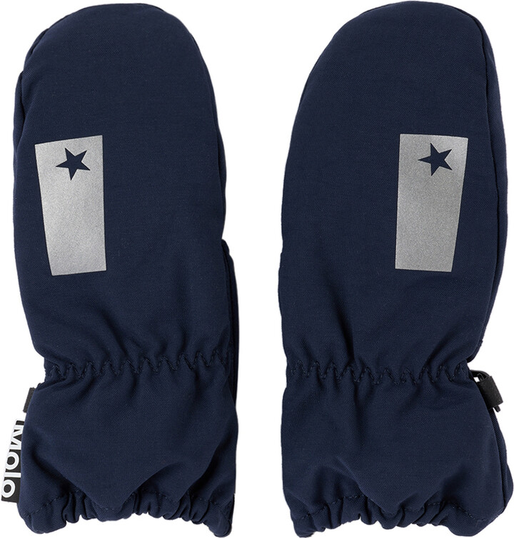 Molo Kids Navy Igor Mittens