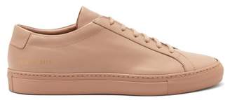 Common Projects Original Achilles Low Top Leather Trainers - Mens - Pink