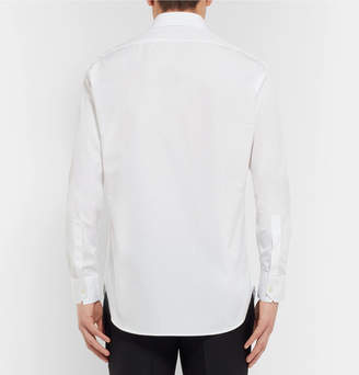 Saint Laurent Slim-Fit Cotton-Poplin Shirt - Men - White