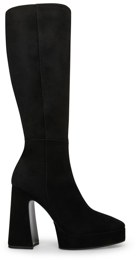 steve madden ferry black suede