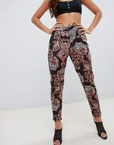 Thumbnail for your product : ASOS Design DESIGN chain print jogger-Multi