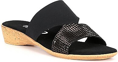 Onex Izabel Cork Wedge Slides