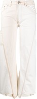 Thumbnail for your product : Lanvin Twisted Stitches Cropped Jeans