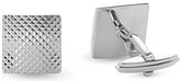 Thumbnail for your product : Lanvin Textured square cufflinks