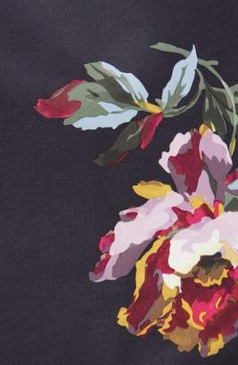Joules Loxley Floral Print Waterproof Hooded Raincoat