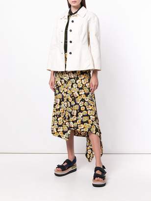 Marni fitted collared jacket