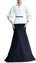 Thumbnail for your product : Carolina Herrera Silk Faille Gown Skirt