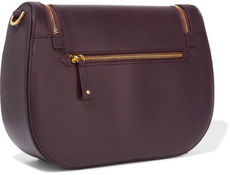 Anya Hindmarch Vere Leather Shoulder Bag - Plum
