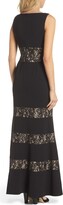 Thumbnail for your product : Vince Camuto Lace Panel Trumpet Gown