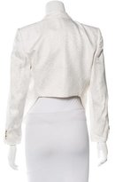 Thumbnail for your product : Helmut Lang Jacquared Cropped Blazer w/ Tags