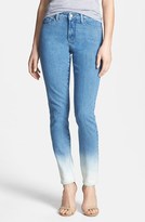 Thumbnail for your product : NYDJ 'Ami' Stretch Super Skinny Jeans (Faded Ombré)
