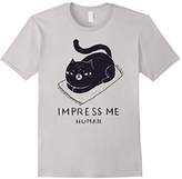 Thumbnail for your product : impress me human cat T-shirt unimpressed cat