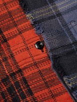 Thumbnail for your product : R 13 Combo Plaid Long-Sleeve Button-Up Workshirt