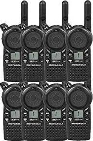 8 Pack of Motorola CLS1110 Two Way Radio Walkie Talkies (UHF)