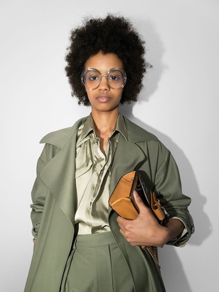Chloé Round-Frame Double-Wire Glasses